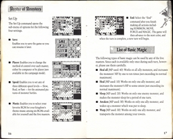 Master of Monsters Instructions Page 16 and 17Thumbnail